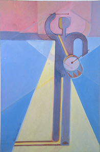Painting:  Drummer